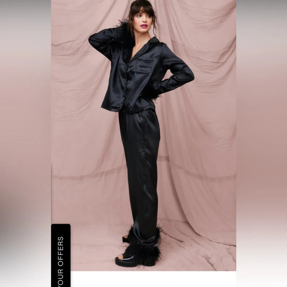 Black Nasty Gal Pajamas - Picture 3 of 4